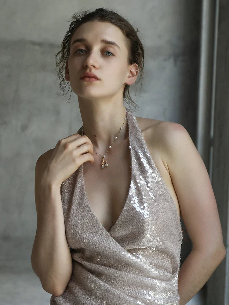 Sweet Cherry Crystal Necklace