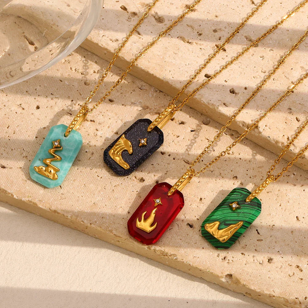 Starlit Element Pendant Necklace