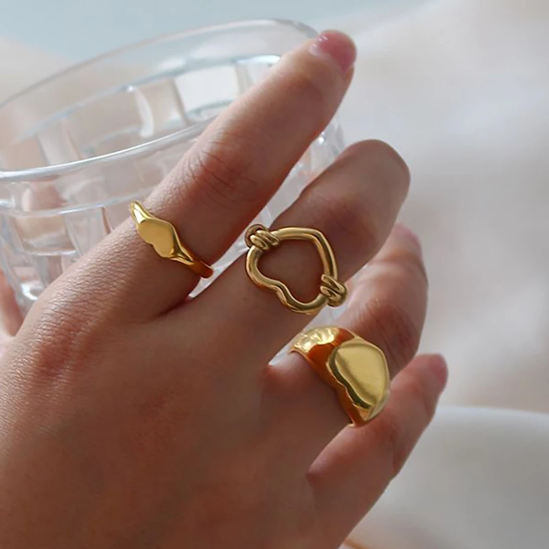 Open Heart Statement Ring