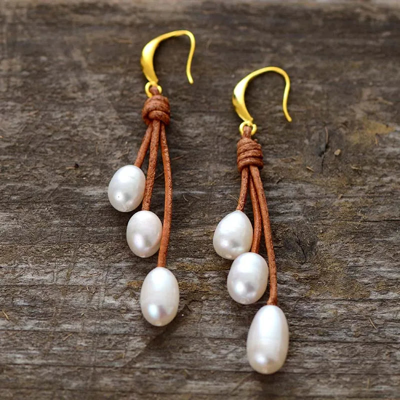 Freshwater Pearl Drop Earrings