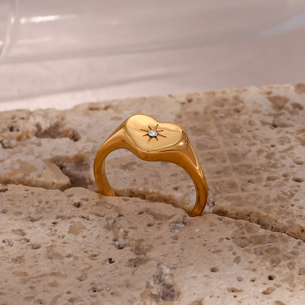 Celestial Love Ring - 18k Gold