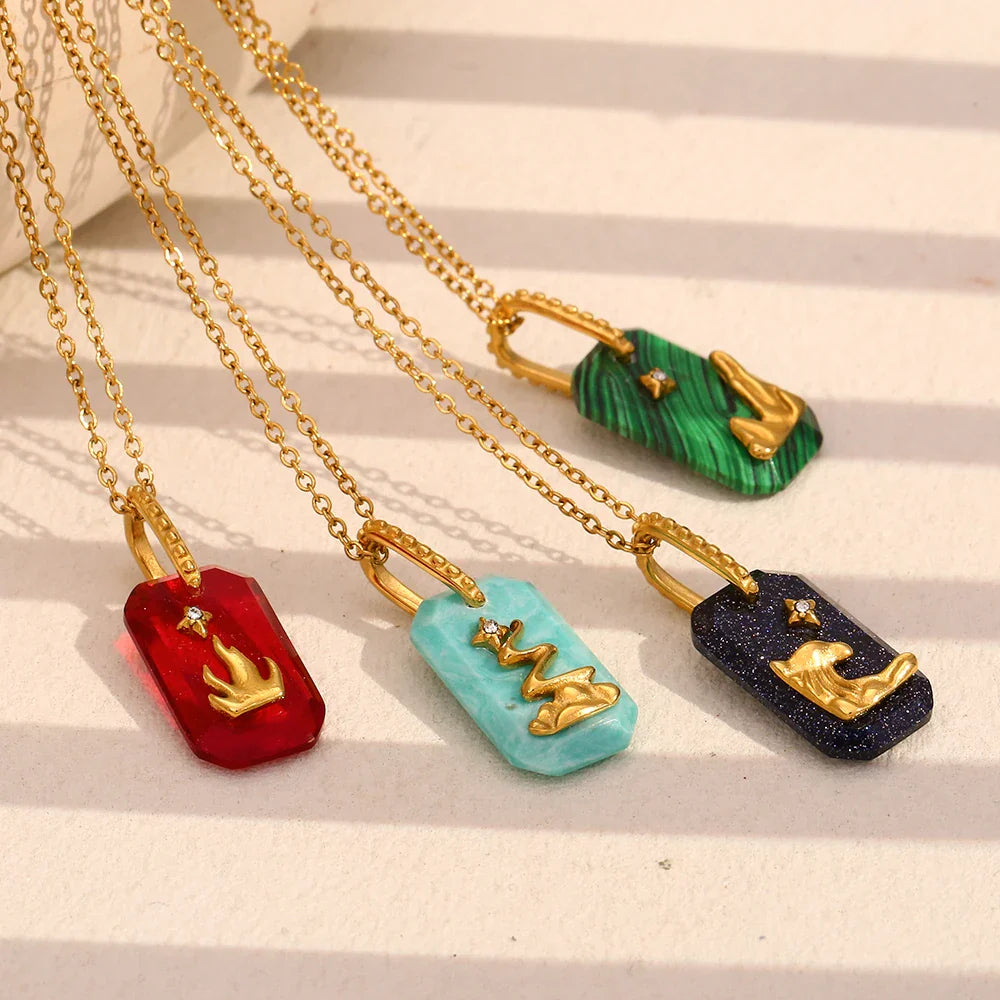 Starlit Element Pendant Necklace