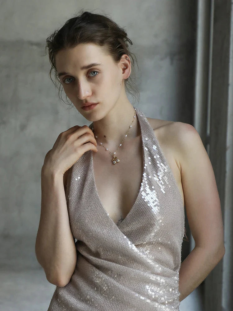 Sweet Cherry Crystal Necklace