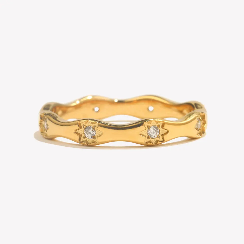 Nova Wave Star Ring - detail