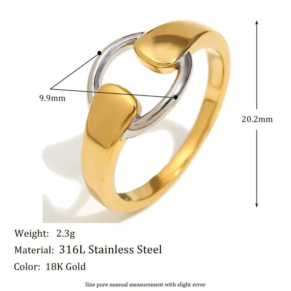 Orbit Splice Stack Ring - Mix