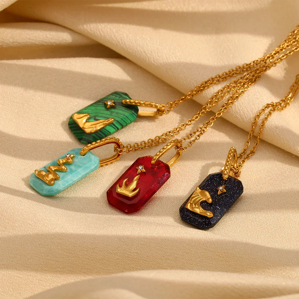 Starlit Element Pendant Necklace