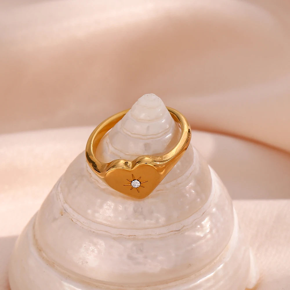 Celestial Love Ring - 18k Gold