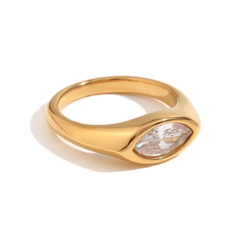 Prism Marquise Ring - White