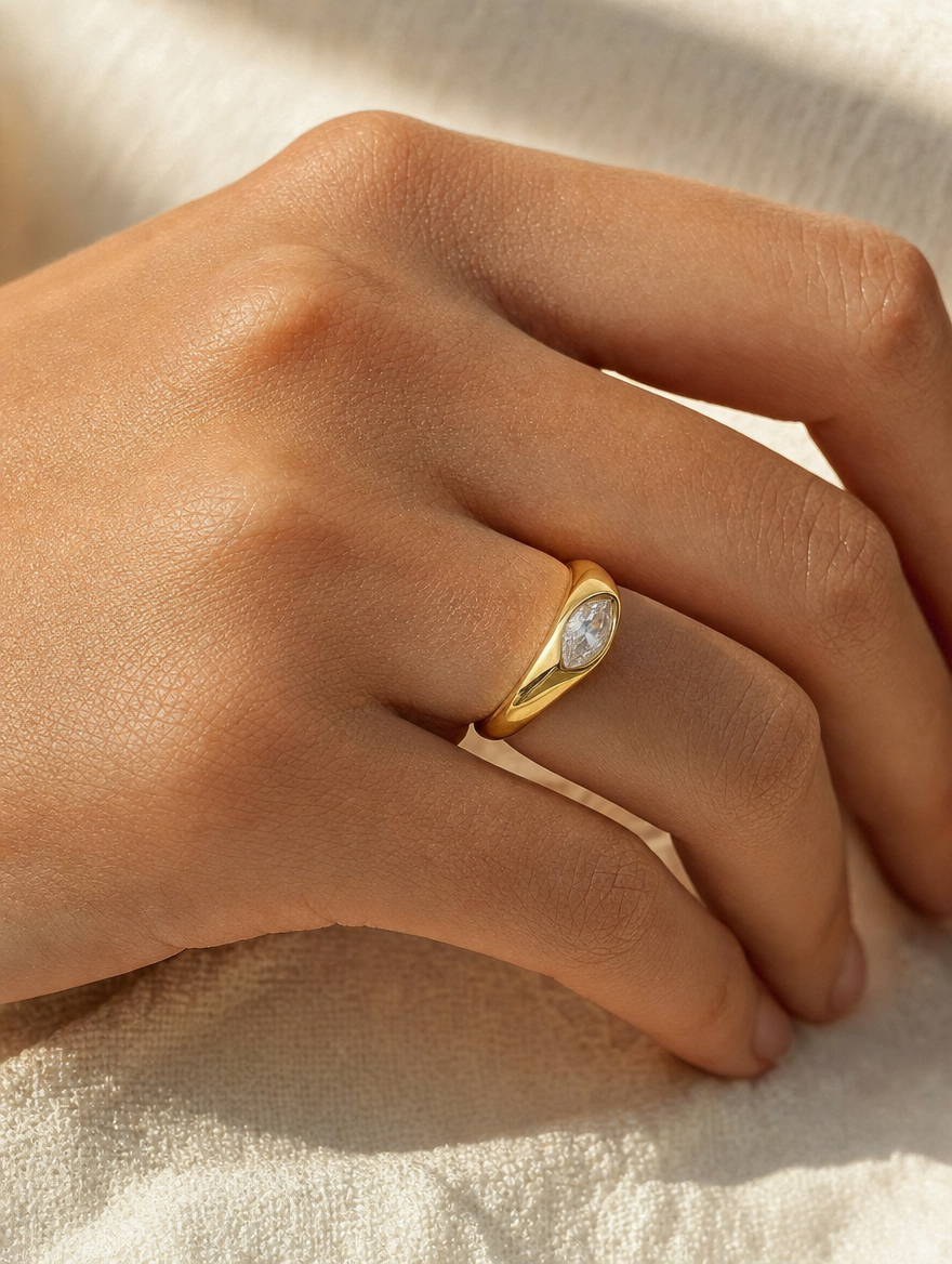 Prism Marquise Ring - Close-up