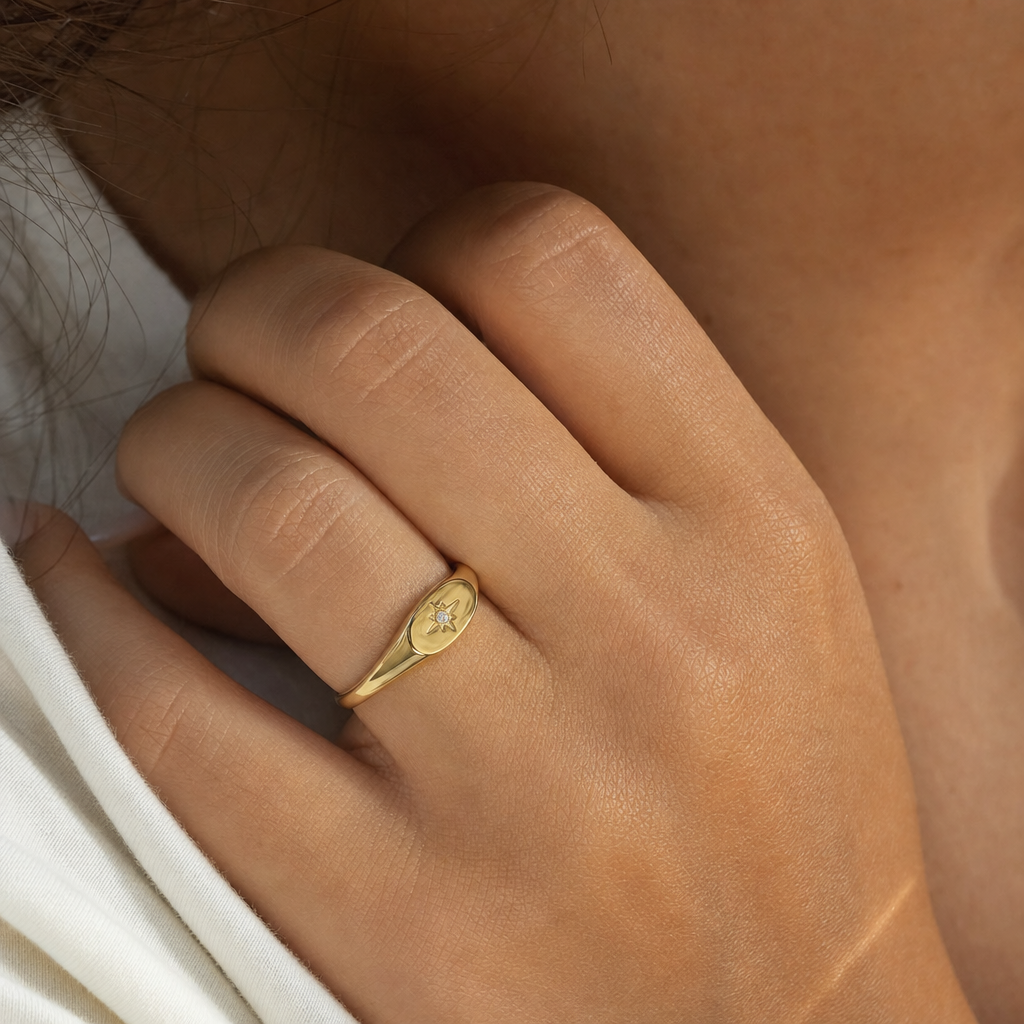 Starlight Pavé Ring - Close-up